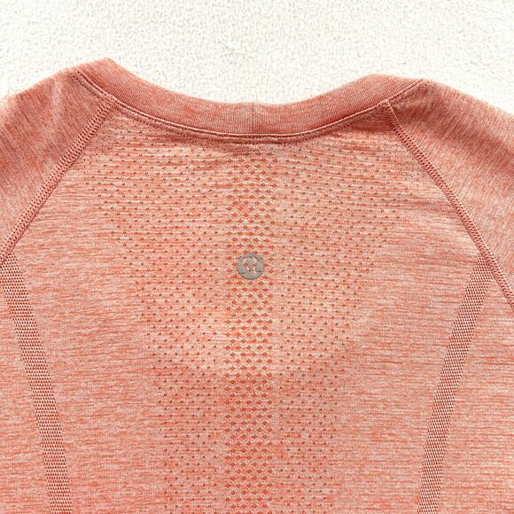 Lululemon Women Pink Savannah Mist Coral 2.0 Swiftly Tech Long Sleeve LS Shirt 8 - Picture 7 of 8
